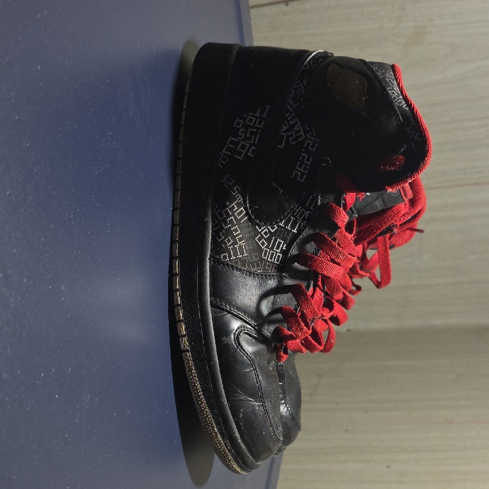 Jordan Black and Gold High-Tops